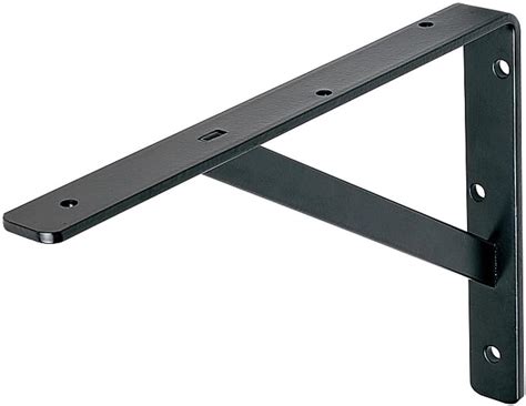 black metal brackets for open face shelving|Amazon.com: Black Metal Shelf Brackets.